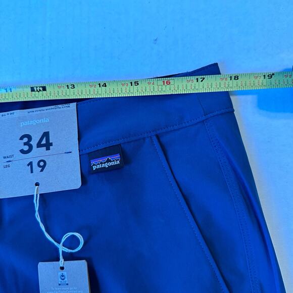 Patagonia Mens Hydropeak Hybrid Walk Shorts Sz 34 - 19" - Picture 8 of 13